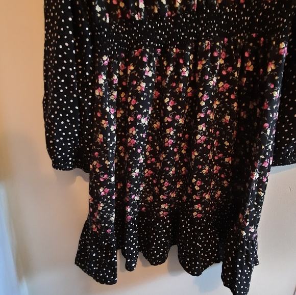 Zara Mini Dress With Contrast Print - Picture 13 of 14